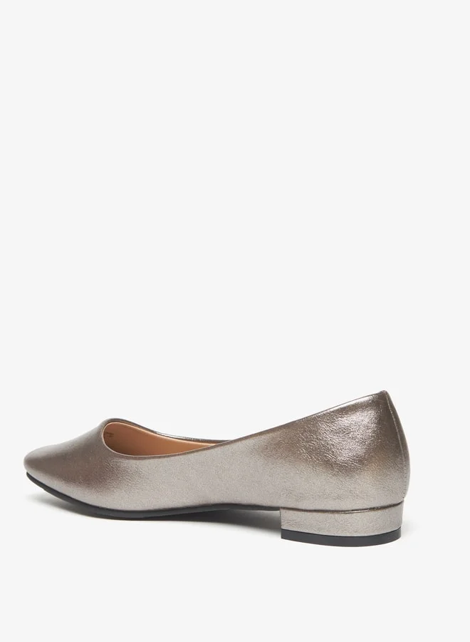 Flora Bella Women's Plain Slip-On Round Toe Ballerina Shoes