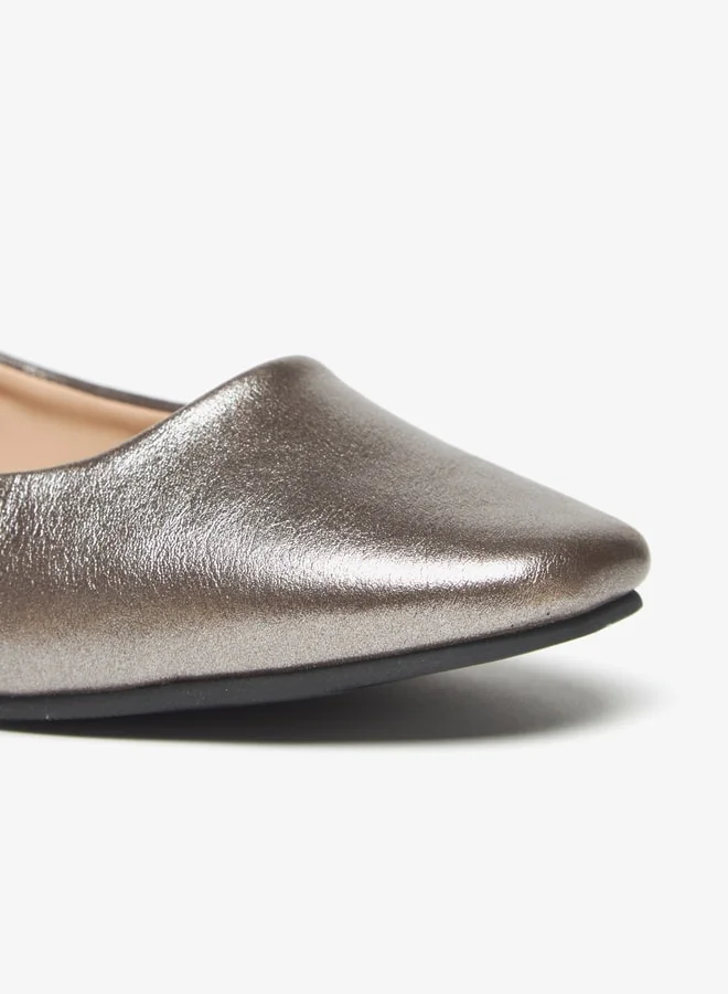 Flora Bella Women's Plain Slip-On Round Toe Ballerina Shoes