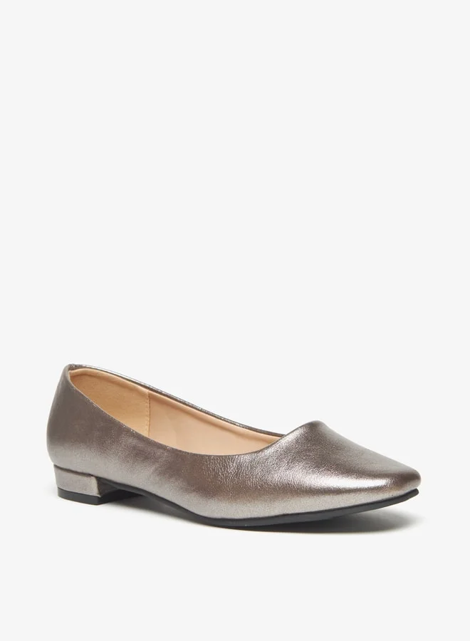 Flora Bella Women's Plain Slip-On Round Toe Ballerina Shoes