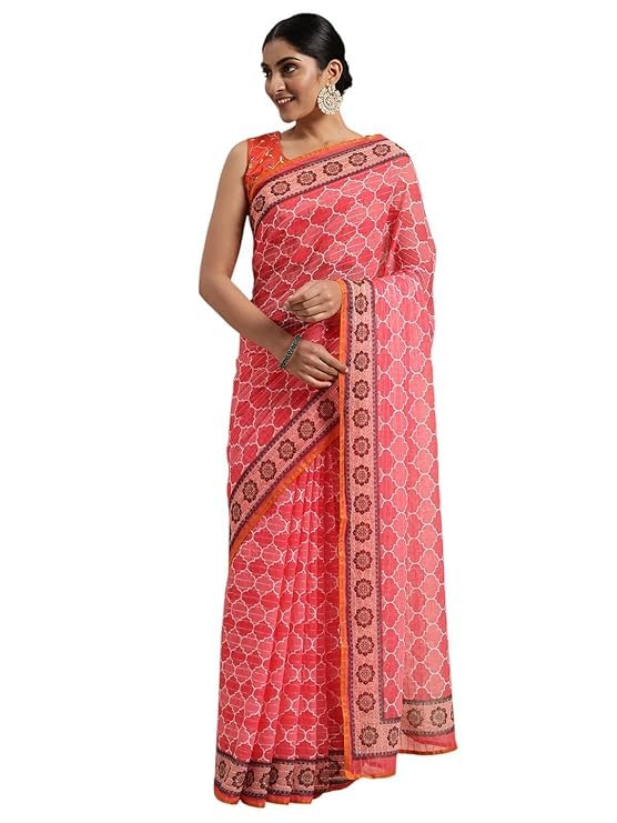HEMOVIA Pure Fancy Floral Digital Print Saree Banarasi Digital Saree Rich Pallu Design Woven Trendy Special Occassion Wear With Unstitched Blouse Digital latest sadi 2025 Sari Sale (ALIA-05) - Image 1