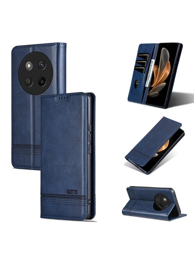 Case For Honor X60 Pro Magnetic Calf Texture Flip Leather Phone Case