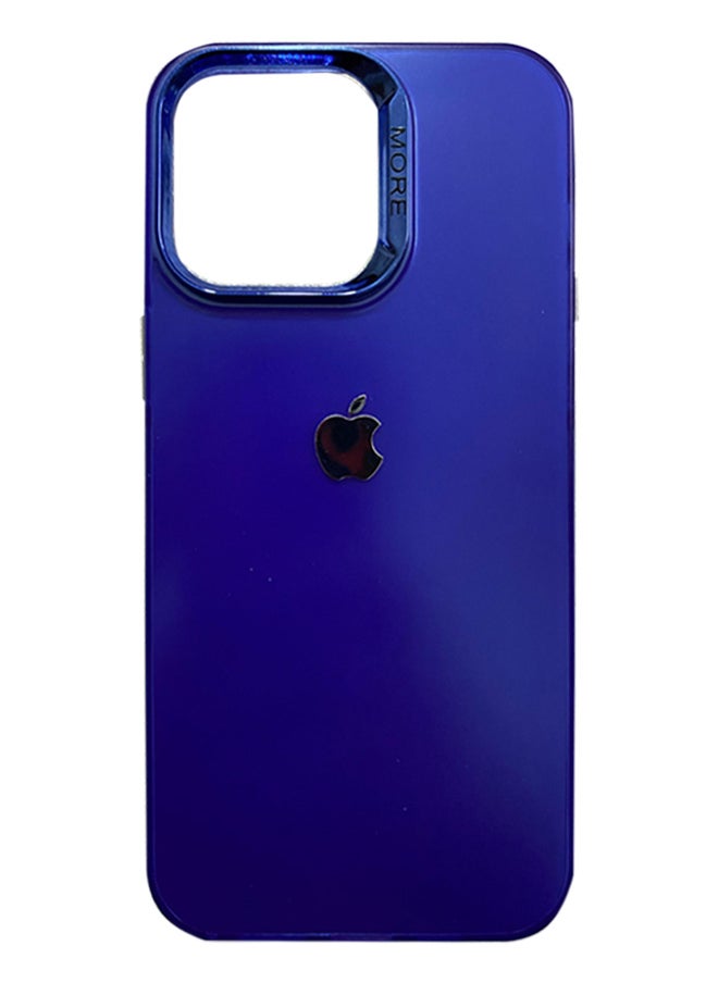 14 Pro Case With High Quality Hard Acrylic Shockproof And Rubber Frame, Colorful Anti-Fingerprint Back Protective Shell Cover For Iphone 14 Pro - Blue