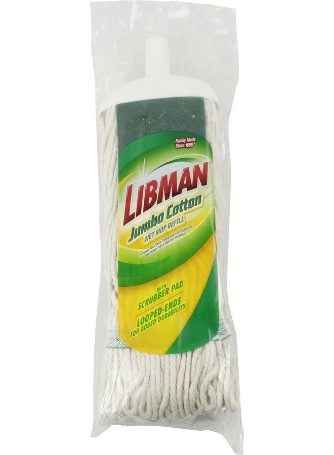 Libman 130 Jumbo Cotton Wet Mop Refill - Image 1