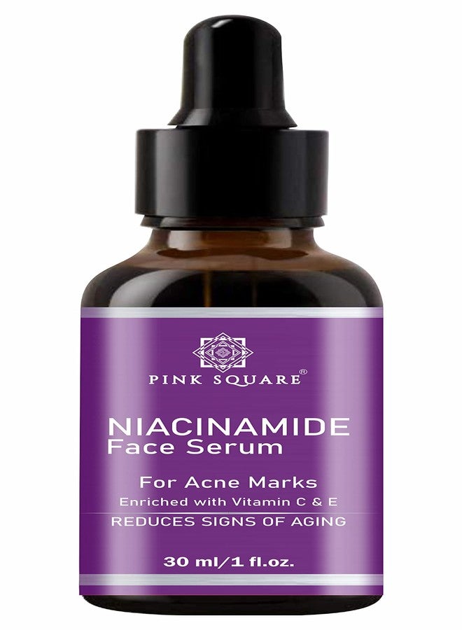 Pink Square Niacinamide Super Serum for Glowing Skin (Pack of 1, 30ml)|Serum for Face Helps Remove Acne and Dark Spots Serum for Men and Women Suitable for All Skin Types| - Image 2