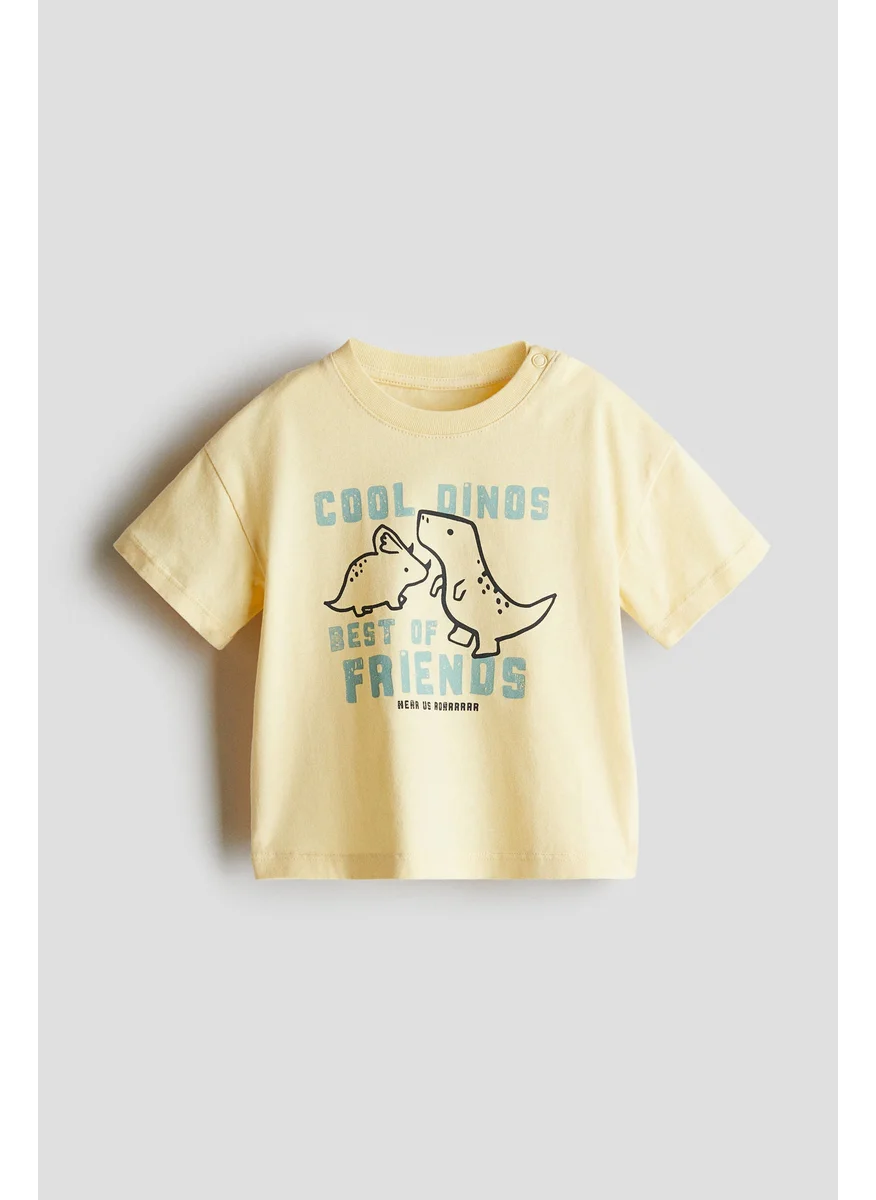 H&M Printed Cotton T-Shirt