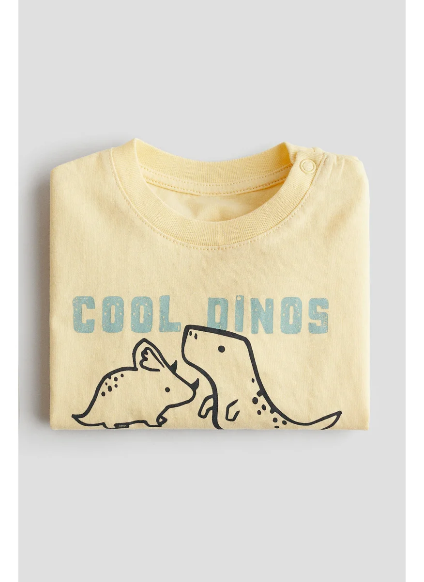 H&M Printed Cotton T-Shirt