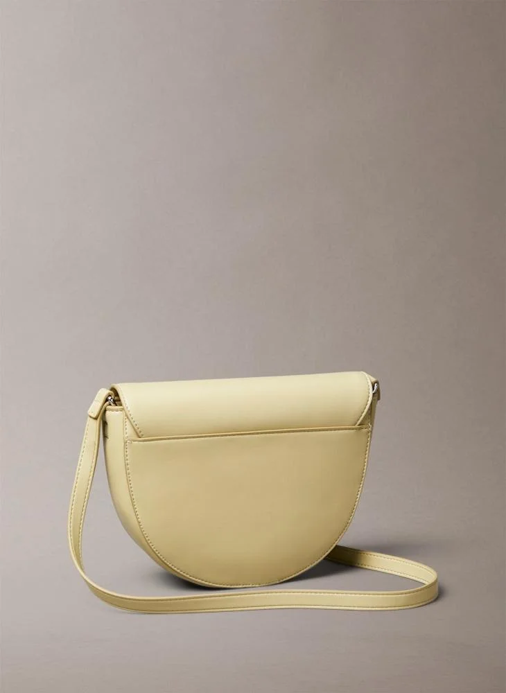 كالفن كلاين Logo Raised Saddle Crossbody