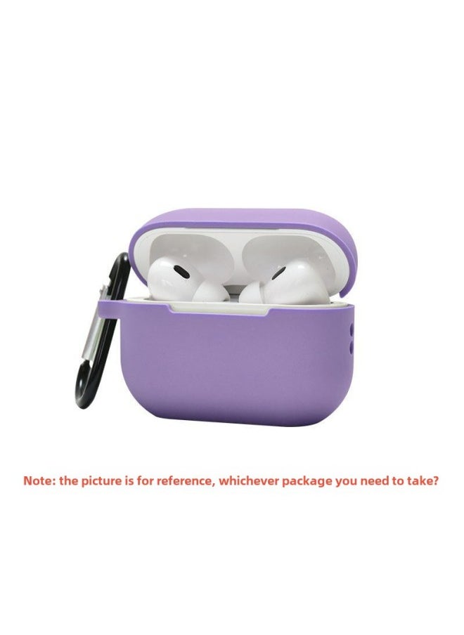 Generic - Airpodspro Earphone Case For Apple 3 Generation Bluetooth Headset Protective Cover Airpods Series Protective Shell-Color:Purple-Applicable Model:Airpods Pro Boxed Mountaineering Buckle - Image 1