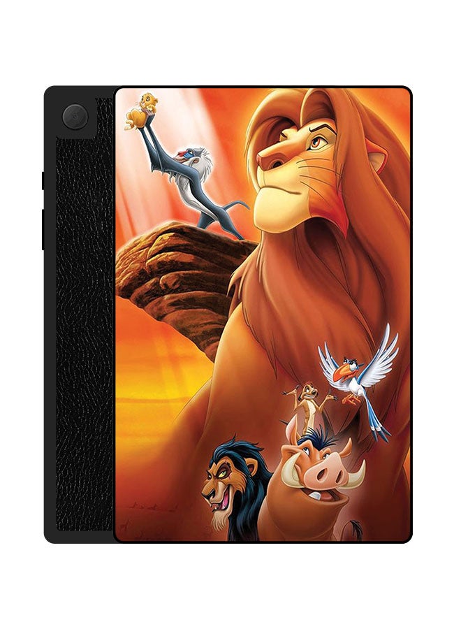 Theodor Protective Flip Case Cover For Samsung Galaxy Tab A8 10.5 2021 Lion King Poster - Image 1
