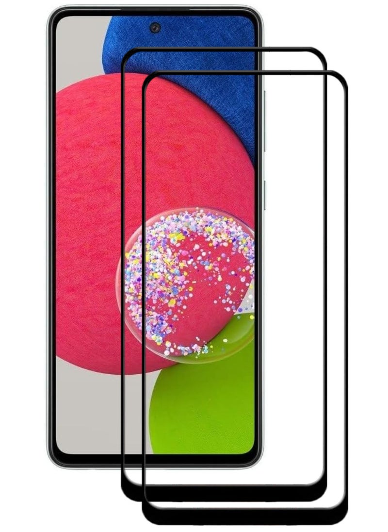 ACLIX 2 Pieces Antistatic ESD Dustproof Premium Quality High Definition Tempered Glass Screen Protector Designed For Samsung Galaxy A52s 5G - Image 1