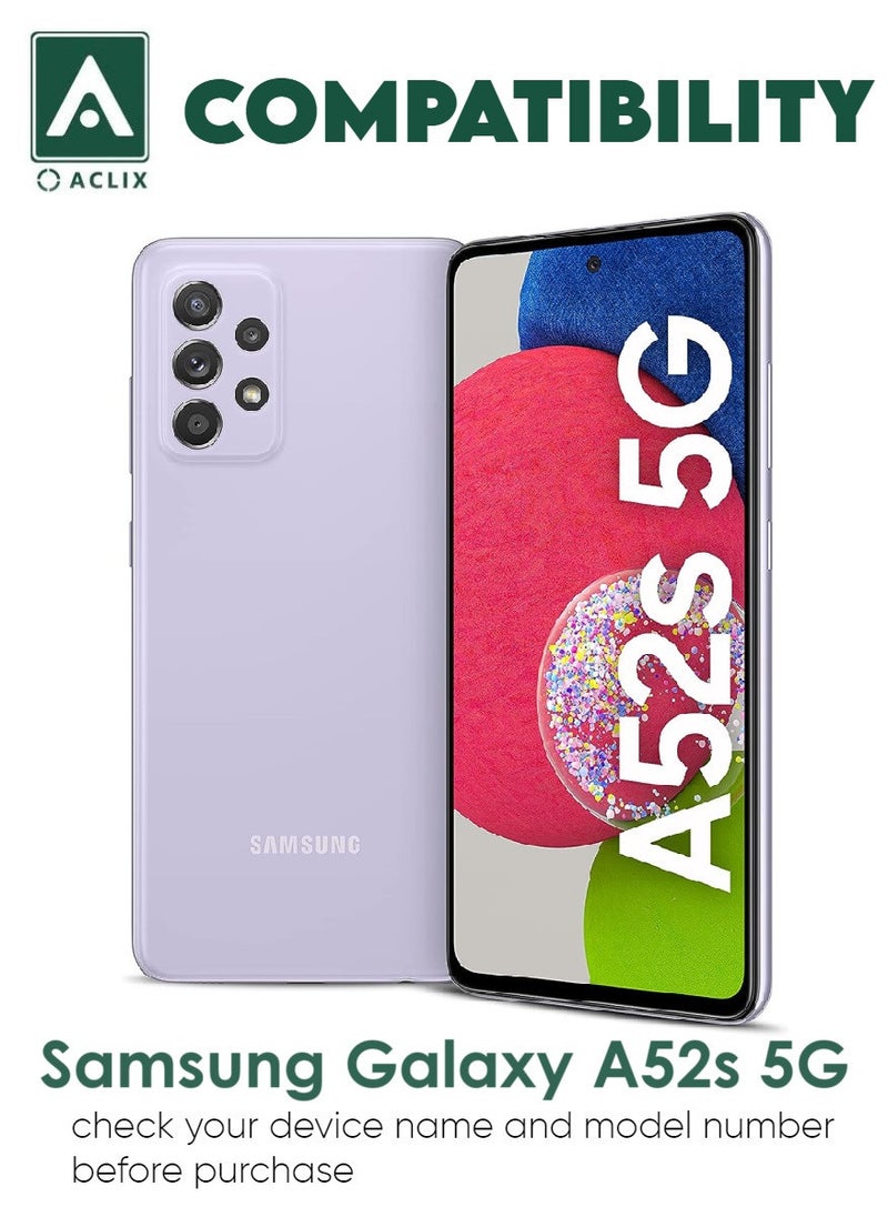 ACLIX 2 Pieces Antistatic ESD Dustproof Premium Quality High Definition Tempered Glass Screen Protector Designed For Samsung Galaxy A52s 5G - Image 3