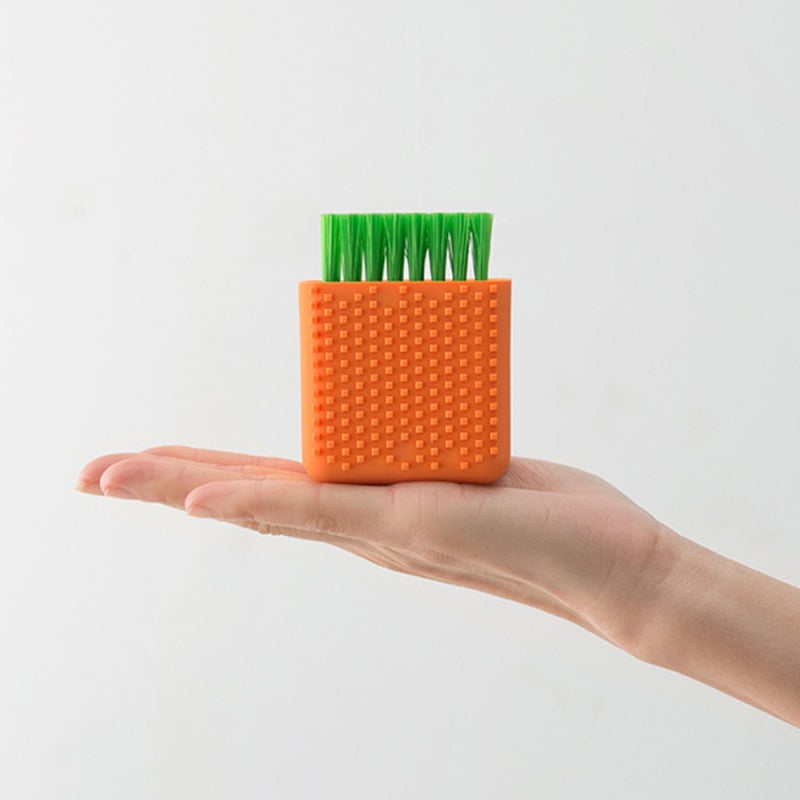 Portable Durable Home Soft Brush Hair Silicone Laundry Shoes Underwear Clothes Washing Cleaning Brushes Potted Plant Shape - Image 4