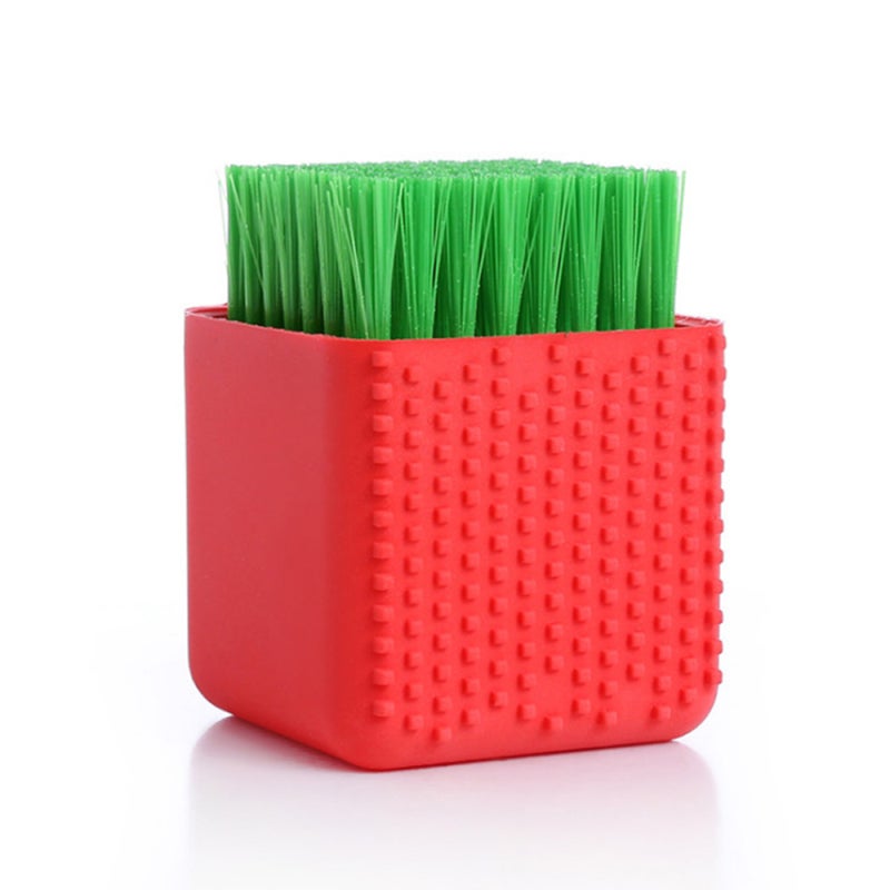 Portable Durable Home Soft Brush Hair Silicone Laundry Shoes Underwear Clothes Washing Cleaning Brushes Potted Plant Shape - Image 1