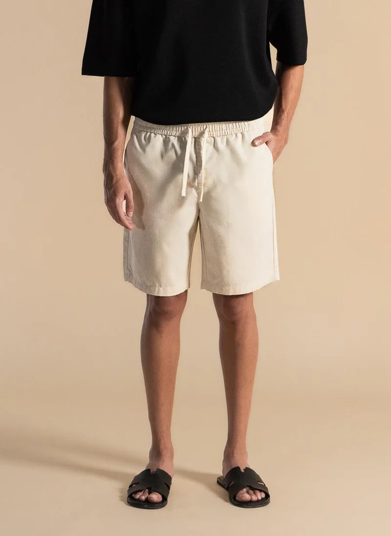 شايبس LINEN BLEND COMFORT SHORTS