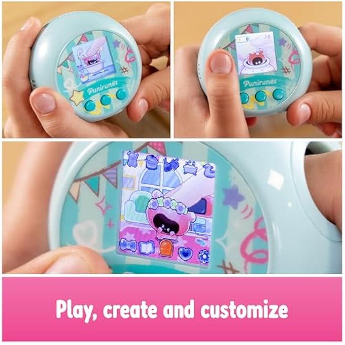 Punirunes, Interactive Digital Toy with 55 Squishy Characters Inside, Reacts to Touch, Full-Colour Display, Kids Toys for Girls & Boys Aged 5 and up - Image 3