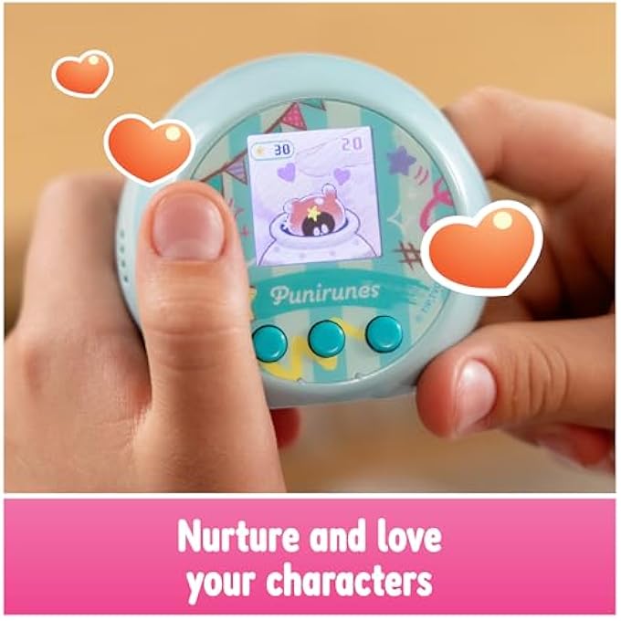 Punirunes, Interactive Digital Toy with 55 Squishy Characters Inside, Reacts to Touch, Full-Colour Display, Kids Toys for Girls & Boys Aged 5 and up - Image 4