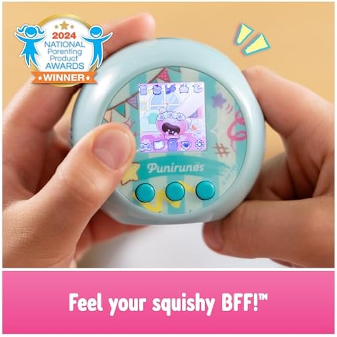 Punirunes, Interactive Digital Toy with 55 Squishy Characters Inside, Reacts to Touch, Full-Colour Display, Kids Toys for Girls & Boys Aged 5 and up - Image 2
