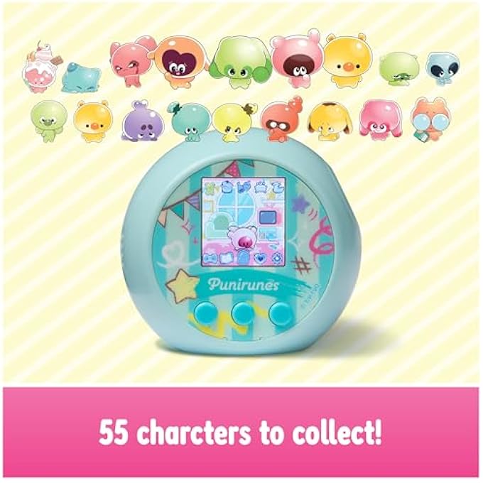 Punirunes, Interactive Digital Toy with 55 Squishy Characters Inside, Reacts to Touch, Full-Colour Display, Kids Toys for Girls & Boys Aged 5 and up - Image 5