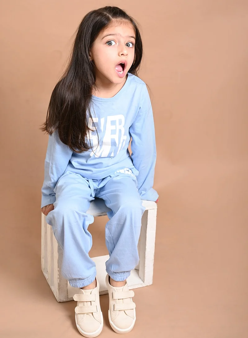 ليل بيكس Never Mind Printed Top with Jogger Set