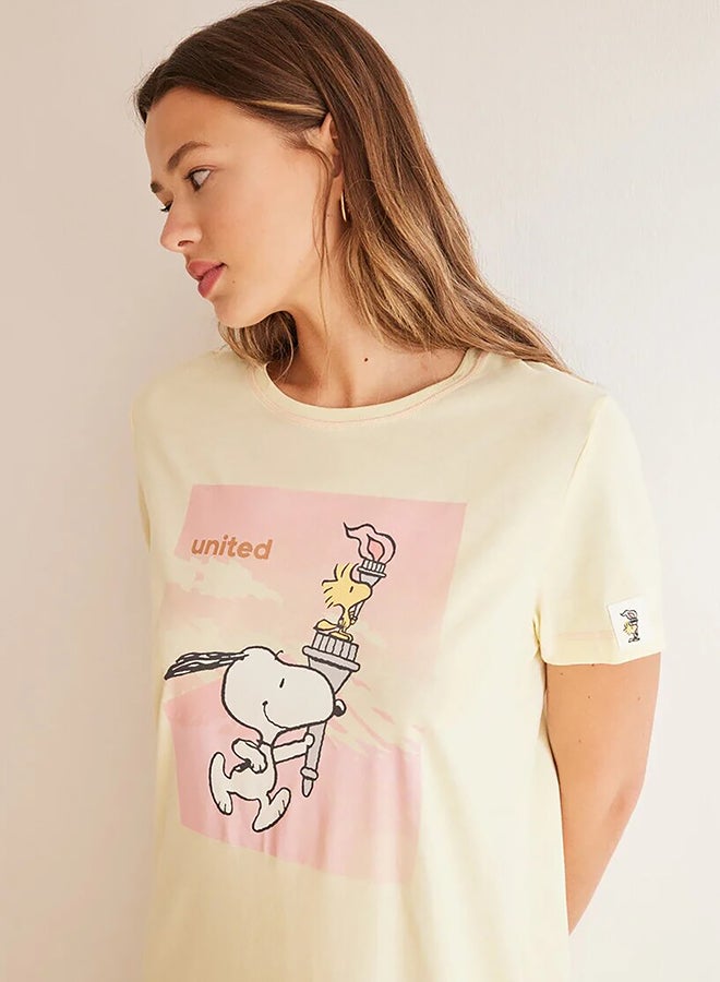 women'secret Snoopy Midi Nightgown  - Image 4