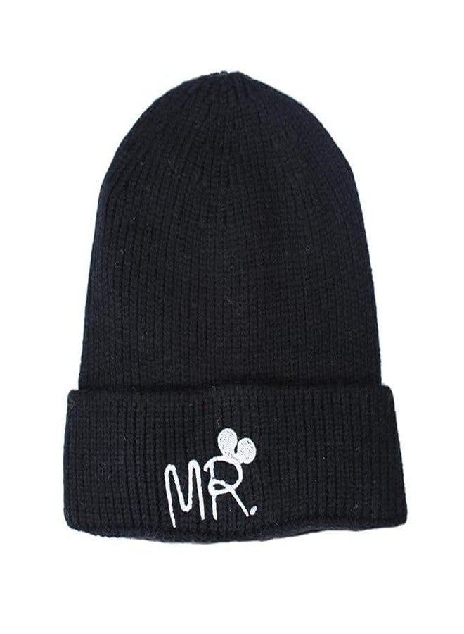 Glan قبعة صوفية دافئة للأطفال والرضع من GLAN (عبوة من 1) (مقاس حر، أسود)  - Image 1