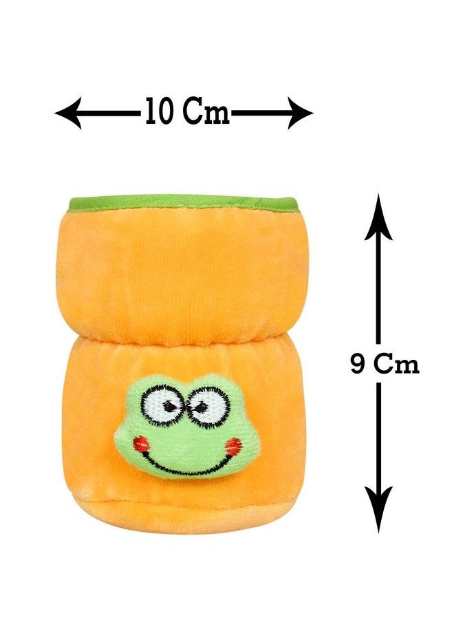The Little Lookers - Bottle Cover For Philips Avent;Wide Neck Feeders Soft Plush Stretchable Baby Feeding Bottle Cover With Easy To Hold Strap (Yellowwide Neck 125Ml;4Oz) - Image 1