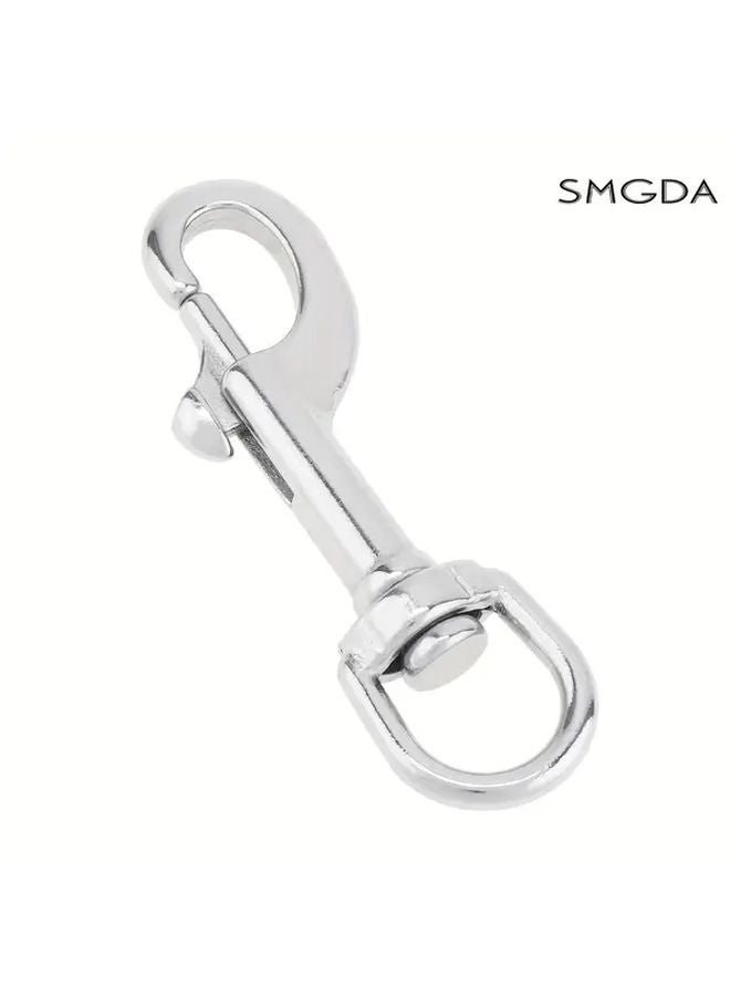 خطاف الزناد الدوار من الفولاذ المقاوم للصدأ 316 عالي الجودة البحري بلون فضي مقاس 3.03 بوصة - Image 2