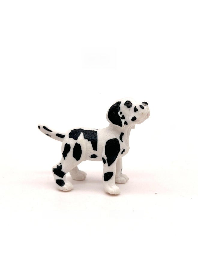 Mini Puppy Simulation Solid Animal Model Chai Dog Poodle Boxer Dog Dalmatians Shar Pea Model Toy-Color:127-253 Little Dalmatians  - Image 4