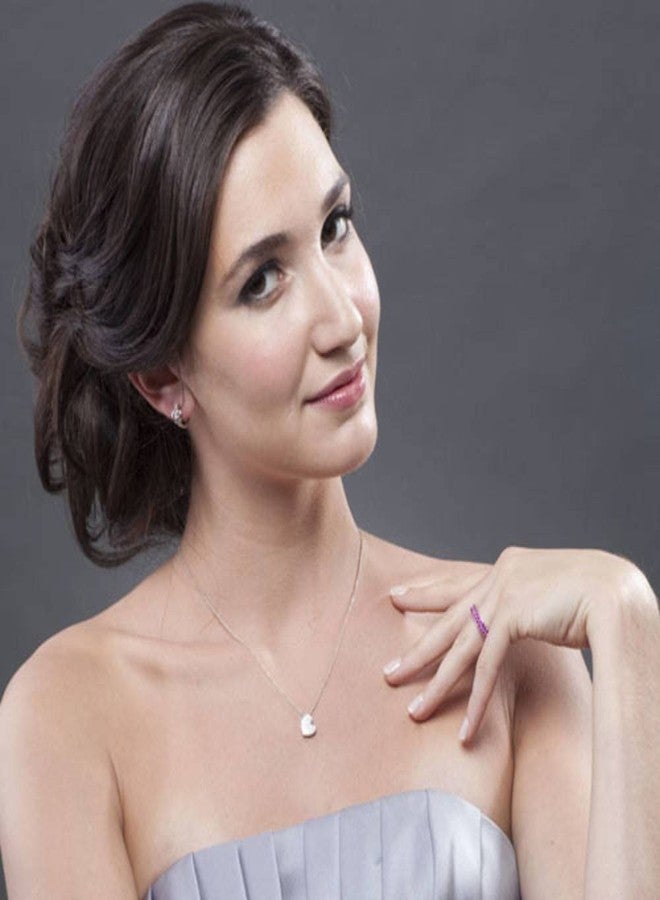 بيركيل أقراط حلزونية صغيرة من الفضة الإسترليني بتصميم زهرة الزنبق من بيريكل للنساء، مرصعة بالزركونيا المكعبة CZ 0.5 بوصة - Image 3