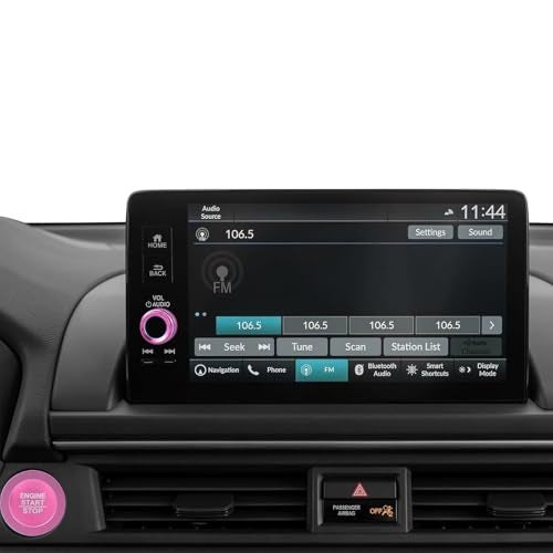 HDUFC Suitable for Honda Pilot 2023 2024 2025 Air Conditioning Control Volume Knob Adjustment Knob Cover, Start Button Cover/Ring, Car Interior Trim 6 Pieces/Set (Pink) - Image 3