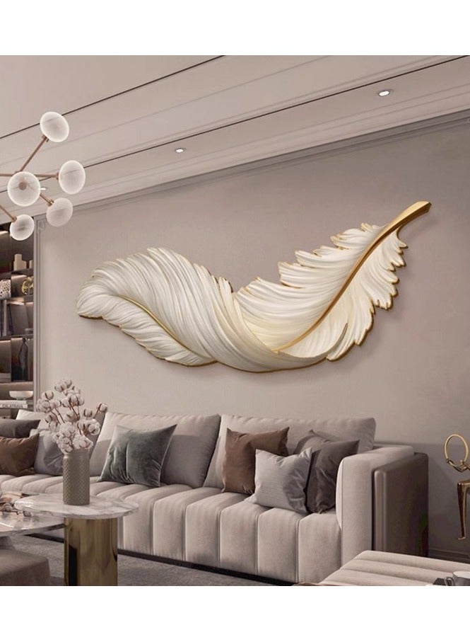 Modern Wall Mount Light LED Dimmable Wall Sconce Lighting White Elegant Feather Design 3000k-6000k LED Wall Lamp for Bedroom Living Room Hallway - Image 5