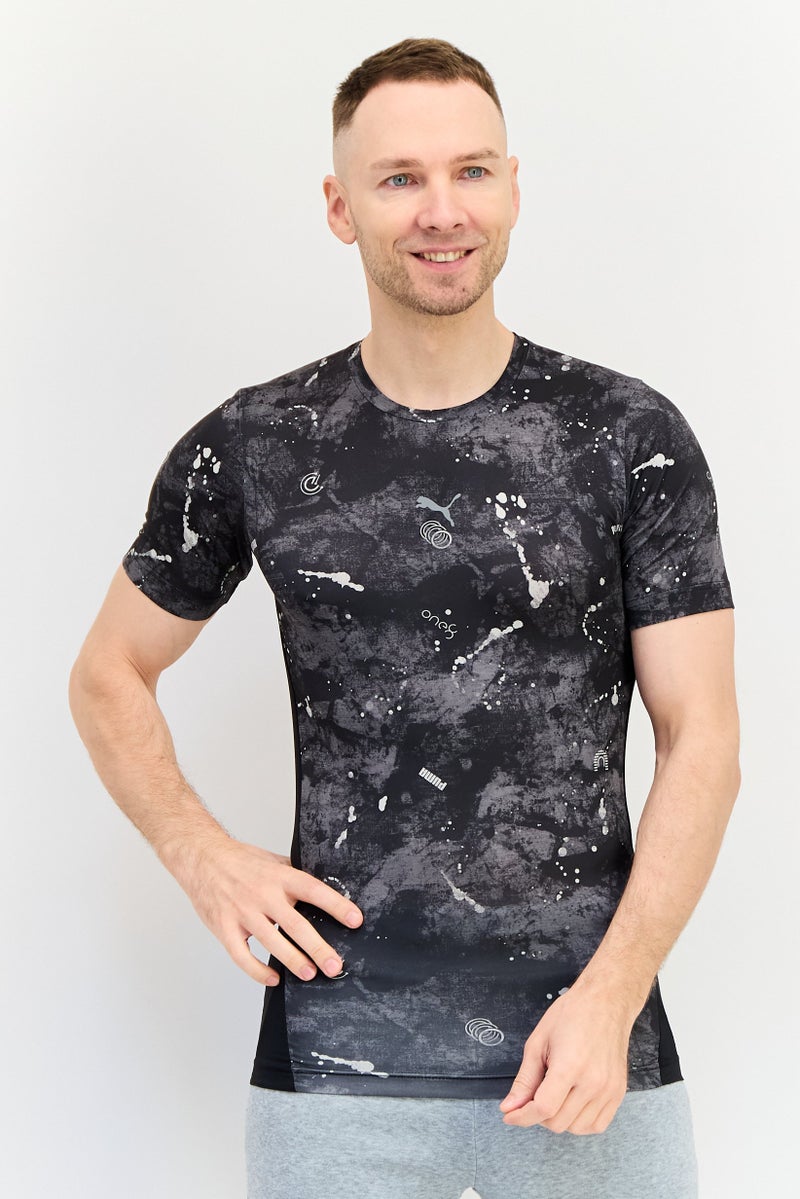 PUMA Men Sportswear Fit Short Sleeves Training T-shirt Multicolor - Image 1