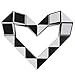 Mipartebo Magic Snake Cube Twist Puzzle 24 Wedges Large Size Twist Fidget Snake Toys Gift Party Favors Game Goodie Bag Fillers Christmas Stocking Stuffers for Kids Adults Teens Black - Image 3