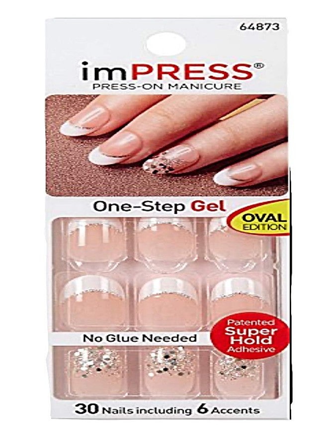 Broadway KISS imPRESS Oval Nails "POP STAR" by Broadway Press-On Manicure Nails - Image 1