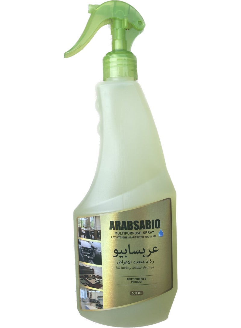ARABSABIO Arabsabio Multipurpose Natural BIO-Organic, Enzyme Based Cleaning Disinfectant Spray 500ml - Image 1