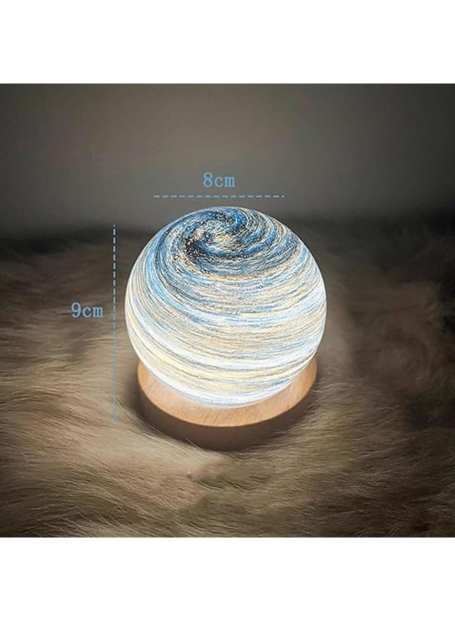 general Table lamp, bedside lamp, bedroom table lamp, creative planet lamp, night light, starry sky light, romantic atmosphere lamp, USB charging adjustable lamp, bedside bedside counter lamp - Image 3