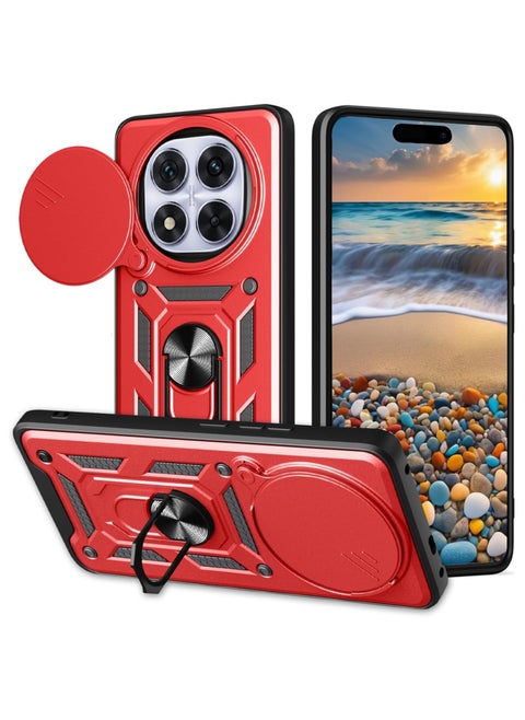 redmi note 14 pro plus Shield Full Protection Case With Metal Ring &Slide Camera Cover For redmi note 14 pro plus case