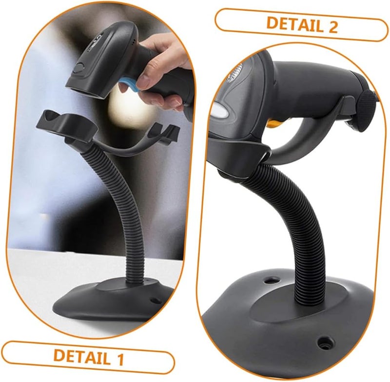 Wearable PP Material Barcode Scanner Stand Holder Stable Support For Logistics Libraries - Image 4