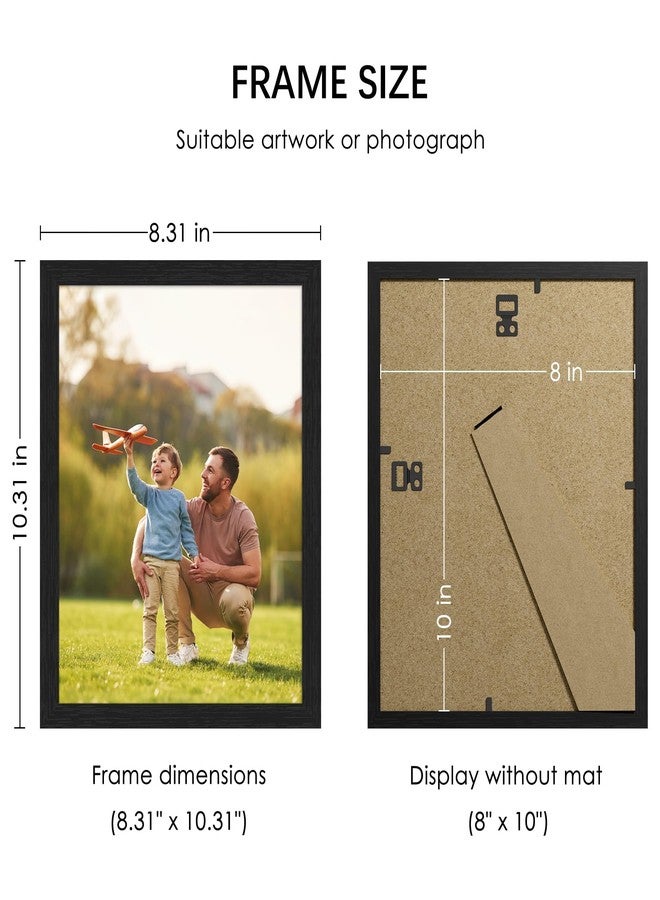 PEALSN 8x10 Picture Frame Set of 15, Wall Gallery Photo Frames for Wall Mounting or Tabletop Display, Black - Image 3