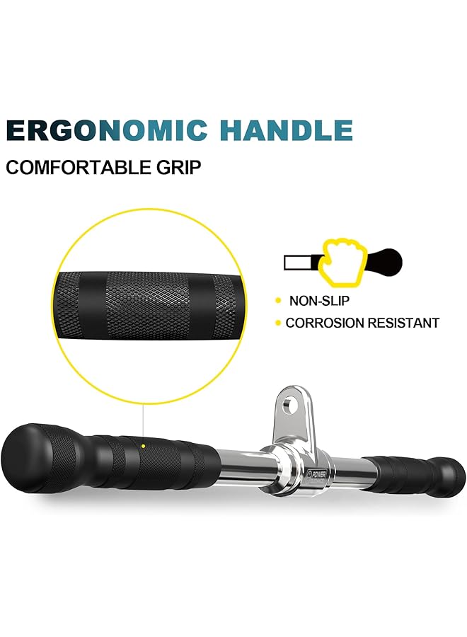 POWER GUIDANCE Triceps Pull Down Attachment Cable Machine Accessories for Home Gym LAT Pull Down Attachment Weight Fitness - Image 3