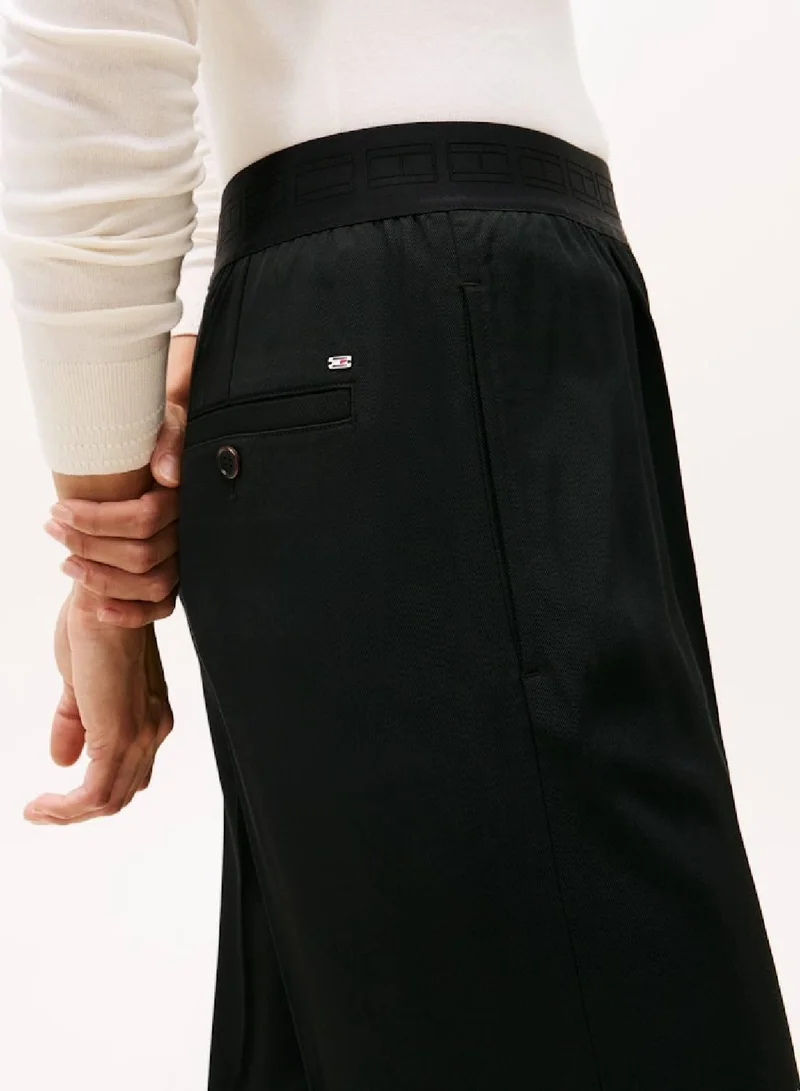 TOMMY HILFIGER Wide Leg Oversized Fit Trousers