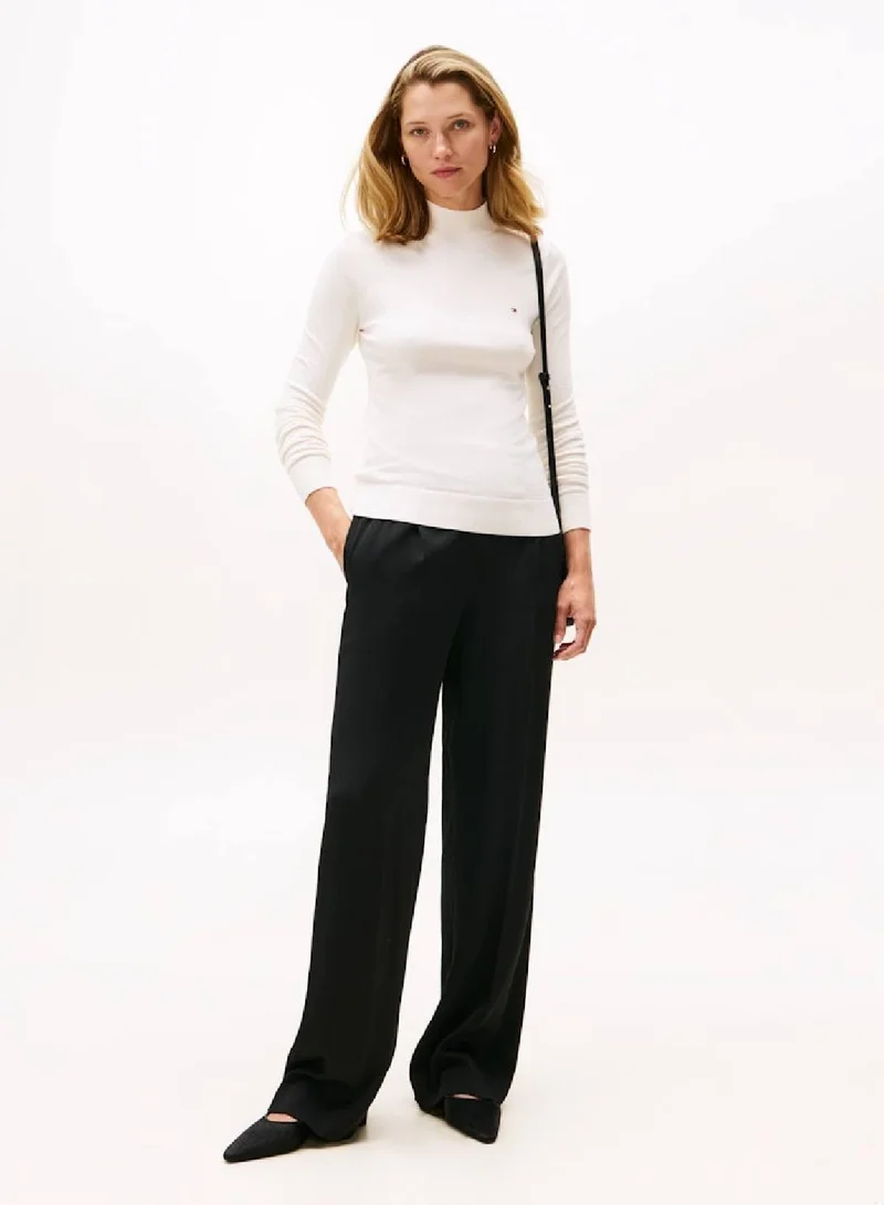 TOMMY HILFIGER Wide Leg Oversized Fit Trousers