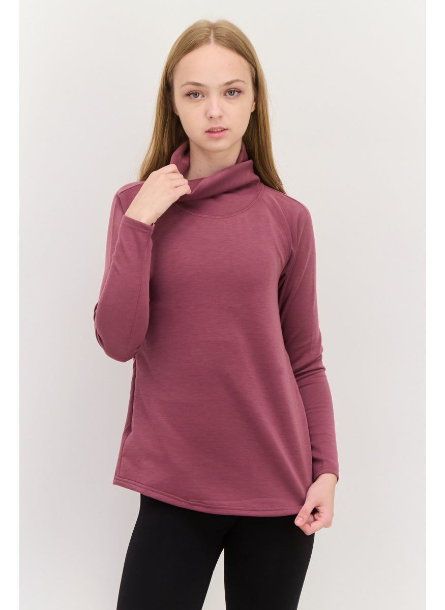 Women Sportswear Fit  Long Sleeve Outdoor Sweatshirts, Purple - pzsku/Z0A2C469C30DE215F0951Z/45/_/1737642094/3d0d6160-0ba6-4bf0-94a3-54eda849a386