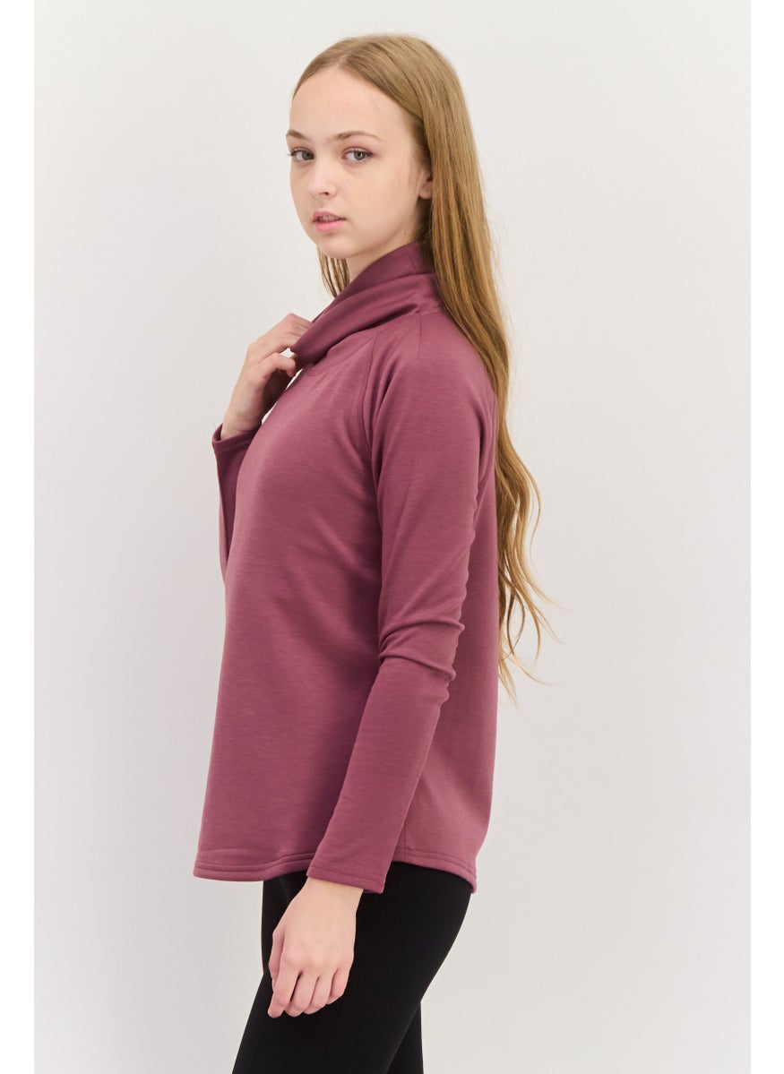 Women Sportswear Fit  Long Sleeve Outdoor Sweatshirts, Purple - pzsku/Z0A2C469C30DE215F0951Z/45/_/1737642199/9e080b4d-0fe6-4932-bb1b-07c175b80df2