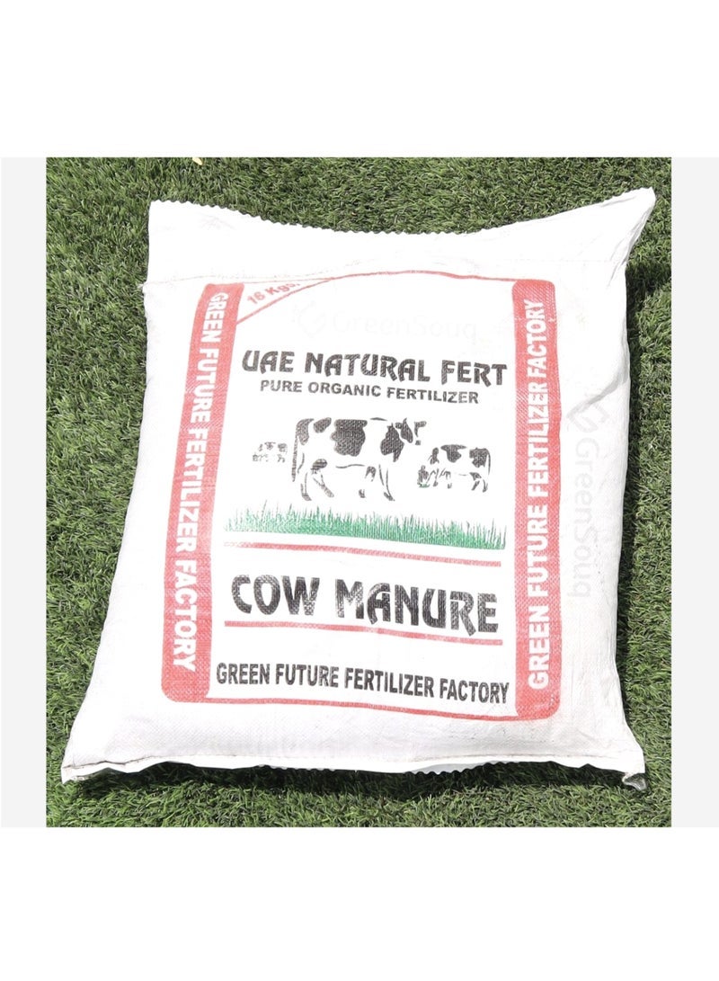 Green Future UAE Natural Organic Cow Manure Fertilizer is a High Quality Natural Fertilizer Designed to Enrich Soil and Promote Healthy Plant Growth Packed in a Convenient 16 kg Bag Organic Fertilizer Provides a Sustainable and Eco Friendly Solution for Gardeners and Farmers Looking to Enhance their Soilâ€™s Fertility. - Image 2