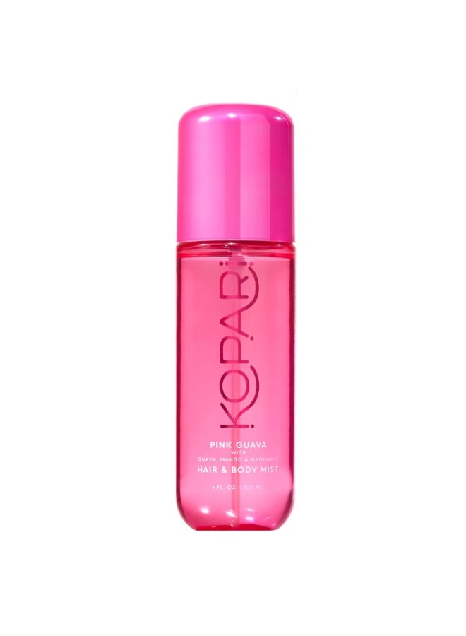 Kopari Kopari Pink Guava Hair & Body Mist – Guava, Mango, Mandarin, Coconut, Vanilla & Sandalwood Scent, Long-Lasting Clean Fragrance Spray, Vegan & Cruelty-Free, 4 oz - Image 1