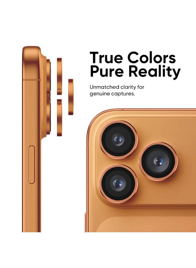 BlueFire Ultra HD 9H Tempered Glass Camera Lens Protector for iPhone 17 Pro Max | Anti-Scratch, Shatter-Resistant Shield with TruColors Blue Light Filter & Smudge-Proof Oleophobic Coating - Image 2