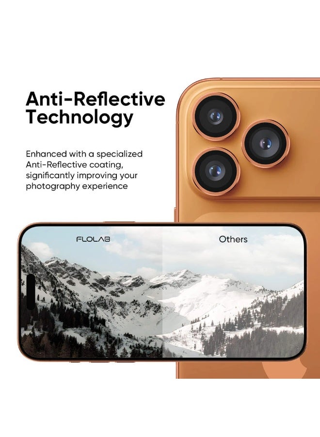 BlueFire Ultra HD 9H Tempered Glass Camera Lens Protector for iPhone 17 Pro Max | Anti-Scratch, Shatter-Resistant Shield with TruColors Blue Light Filter & Smudge-Proof Oleophobic Coating - Image 3