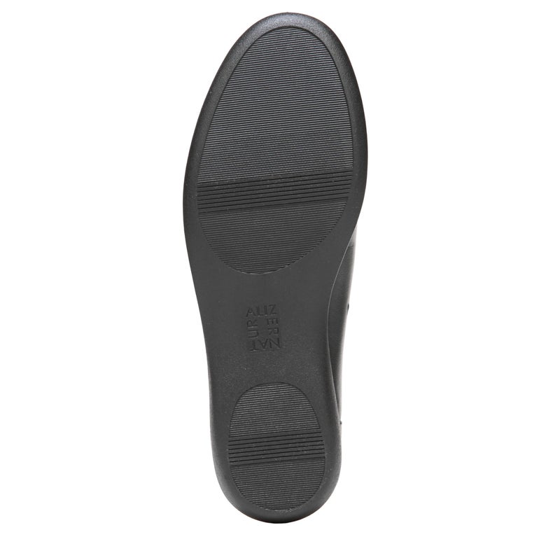Naturalizer Womens Flexy Comfortable Slip On Round Toe Ballet Flats ,Black Leather,6 W US - Image 4