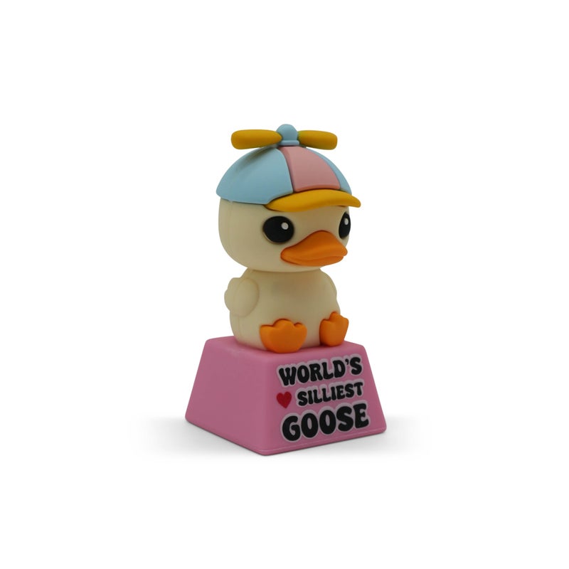 GOOFBALLS Miniature Desk Figurine â€“ Cute & Quirky Office Decor for Desk, Shelf, or Workspace â€“ Fun Tiny Collectible Statue for Adults, Coworkers, or Home Office Gift - Silly Goose - Image 3